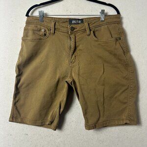 DU/ER Shorts Mens 34 Brown N2X Relaxed Fit 5 Pocket Outdoor 9.5" Inseam DUER